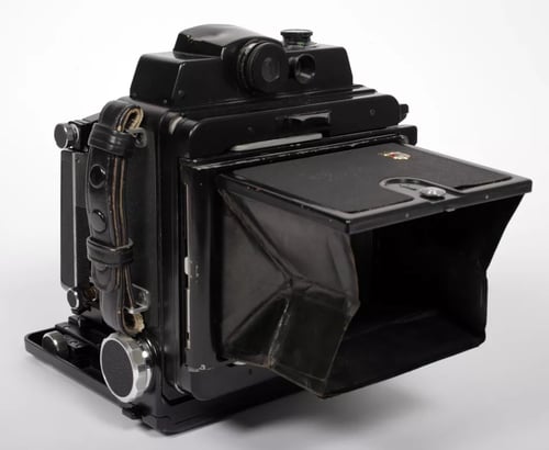 Image of Wista 45RF 4X5 Field camera with 135mm + 215mm Lenses + Holders + FRESNEL + FILM #5647