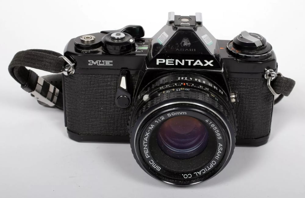 Image of Pentax ME 35mm SLR Film Camera with 50mm F2 SMC M lens #5660 