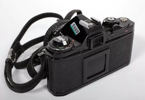 Image of Pentax ME 35mm SLR Film Camera with 50mm F2 SMC M lens #5660 