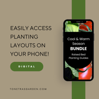 Image 2 of 2-in-1 Warm & Cool Season Planting Layout