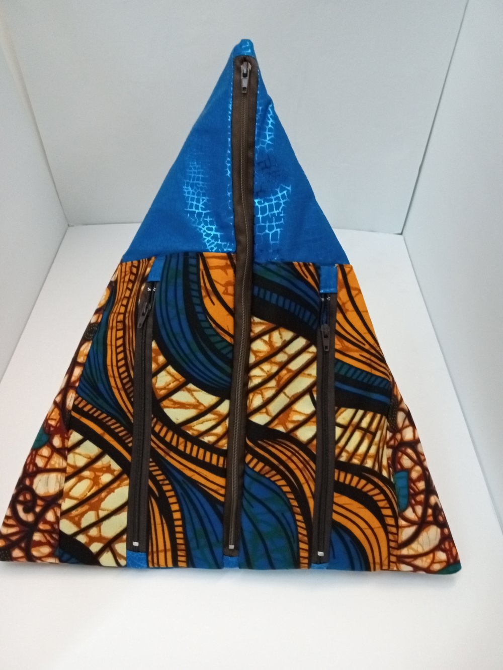 Image of African Print Triangle Project Bag (free shipping for this bag)