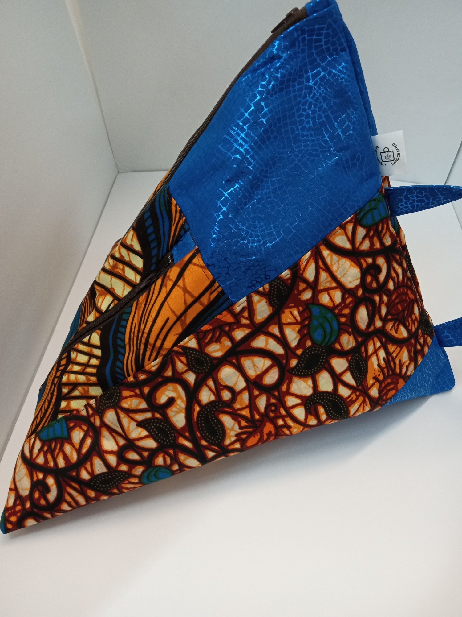 Image of African Print Triangle Project Bag (free shipping for this bag)
