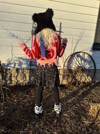 Image 5 of CELESTIAL FUZZ KNIT SCARF 1/1