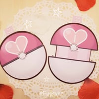 Image 2 of PKMN Loveball Valentines Sticker Envelope