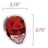 Image 4 of Wilson Fisk and Daredevil Sticker Combo
