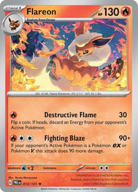 Flareon - SV: Prismatic Evolutions - Near Mint