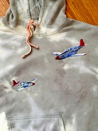 Image 2 of Tuskegee Red-Tails (Bleach-Dyed / Hoodie)