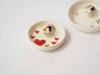 Image 2 of Calico Cat Ring Dish - choose one 