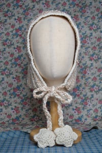 Image 5 of Lucky Star Bonnet (Milk Coffee + Cream)