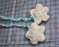 Image 3 of Lucky Star Bonnet (Icy Blue + Cream)