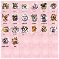 Image 4 of Vinyl Stickers (Hippie Dogs)