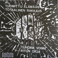 Image 2 of Varaus – "Tuomittu Elämään E.P." 7"