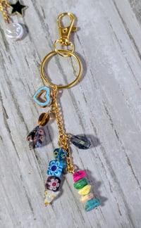 Image 1 of Adorable and dainty colorful bag charm 