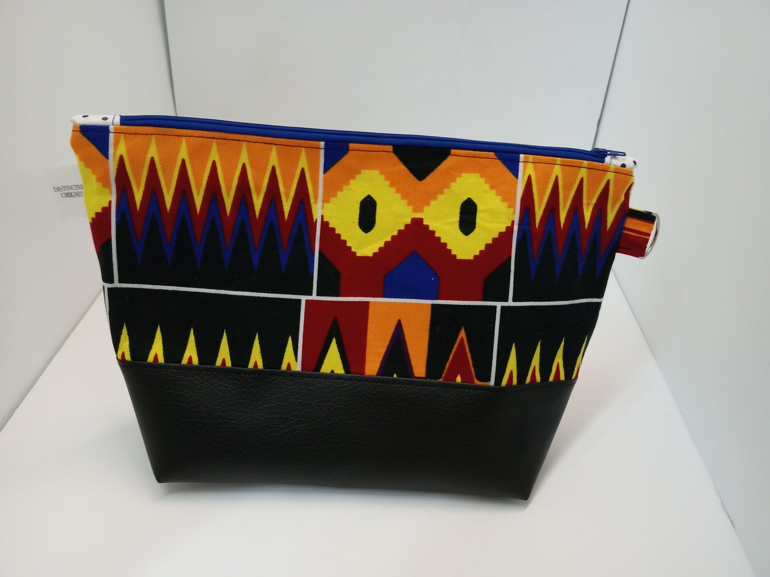 Image of Small Zippered bag in African Print Fabric (free shipping for this bag)
