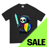 RAINBOW SHIELD REAPER SHIRT SALE