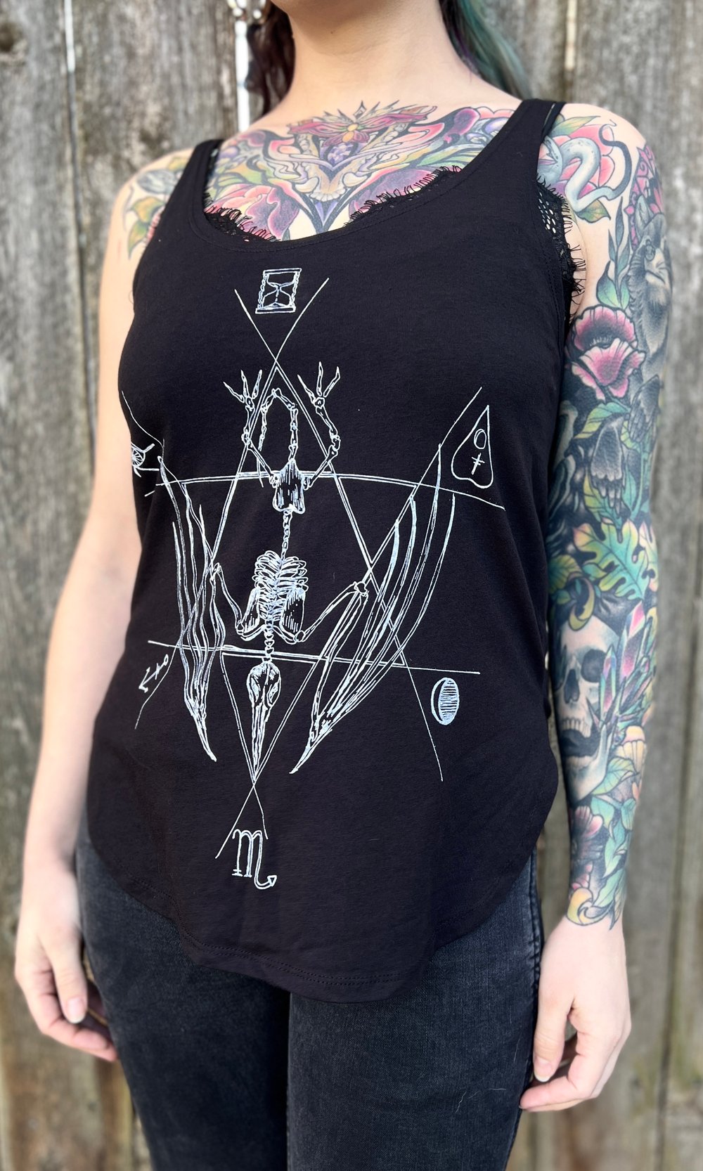 Image of CREATURE SKELETON SIDE SLIT TANK