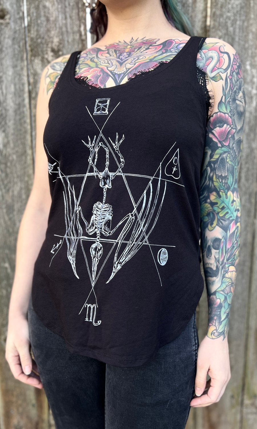Image of CREATURE SKELETON SIDE SLIT TANK