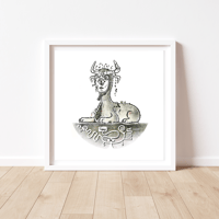 Image 2 of “Mask of Sophia” Limited Edition Sphinx Print 