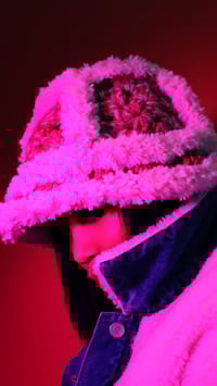 Image 3 of The Granny Square Fluffy Bucket Hat