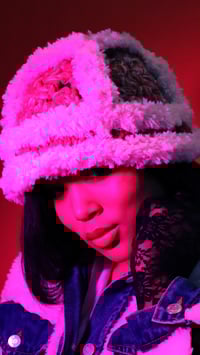 Image 4 of The Granny Square Fluffy Bucket Hat