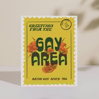 The Gay Area Stamp Print