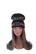 Black Gucci Fashion Beanie 