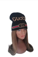 Black Gucci Fashion Beanie 