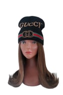 Black Gucci Fashion Beanie 