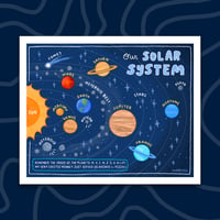 Image 5 of New! Solar System Print