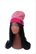 Pink Louis Vuitton Fashion Beanie 