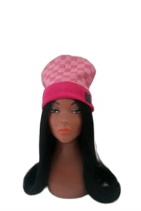 Image 3 of Pink Louis Vuitton Fashion Beanie 