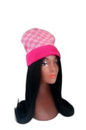 Pink Louis Vuitton Fashion Beanie 