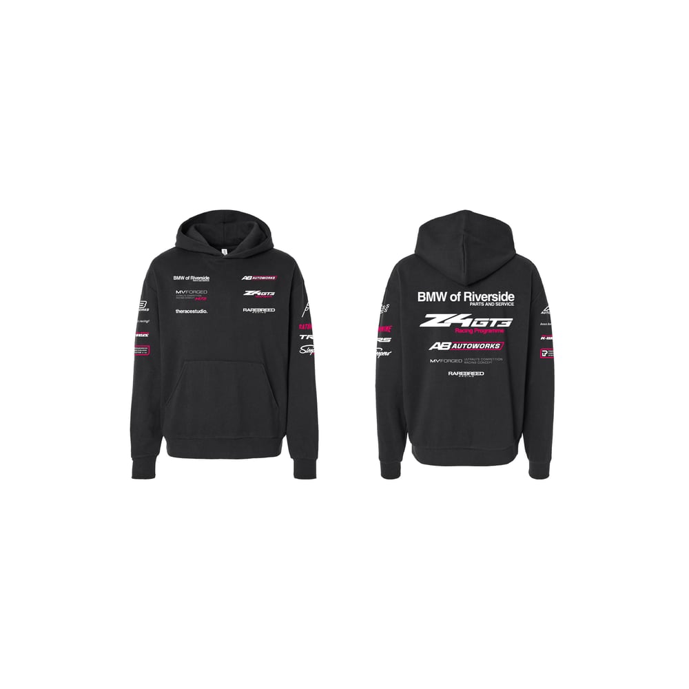 "GT3" (RACING PINK VER.) TEAM PIT AND PADDOCK HOODIE