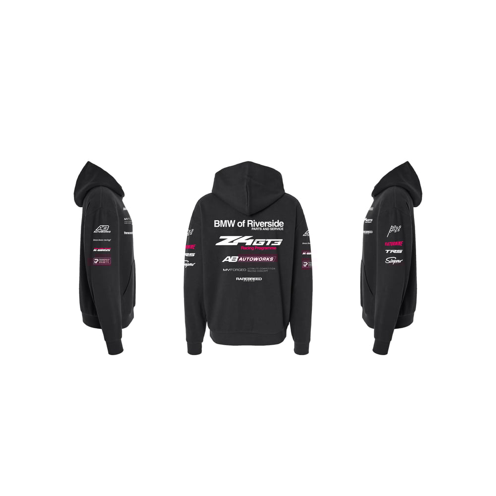 "GT3" (RACING PINK VER.) TEAM PIT AND PADDOCK HOODIE