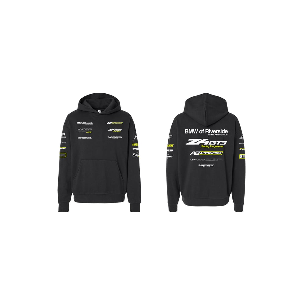 "GT3" (ACID YELLOW VER.) TEAM PIT AND PADDOCK HOODIE
