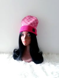 Image 1 of Pink Louis Vuitton Fashion Beanie 