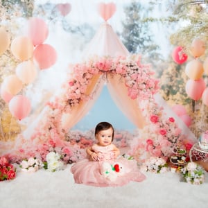 Image of Floral Mini Tent