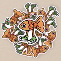 Green Kicks Sticker