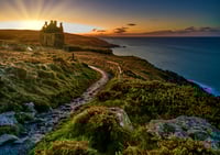 Dunskey Castle at dawn exclusive print