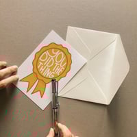 You Did the Thing Card