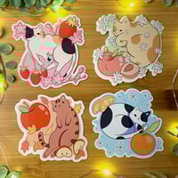 Image 1 of Seasonal Cat Stickers