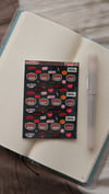WTF Mini Sticker Sheet