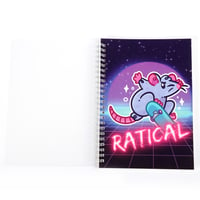 Image 1 of RATICAL Skateboarding Reusable Sticker Book / A5 Sticker Collecting book