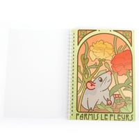 Image 1 of Among the Flowers Rat Reusable Sticker Book / A5 Sticker Collecting Book