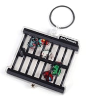 Image 5 of Rat Criminals Fillable Shaker Acrylic Keychain 3"