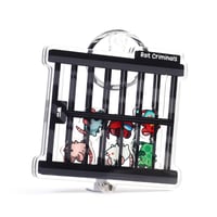 Image 4 of Rat Criminals Fillable Shaker Acrylic Keychain 3"