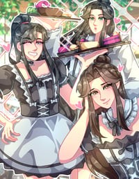 MXTX Maid cafe print