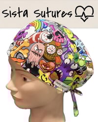 Image 4 of Spooky Scrub Hats