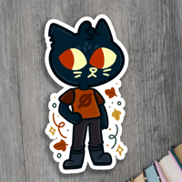 Mae Borowski Night in the Woods Inspired Matte Vinyl Sticker