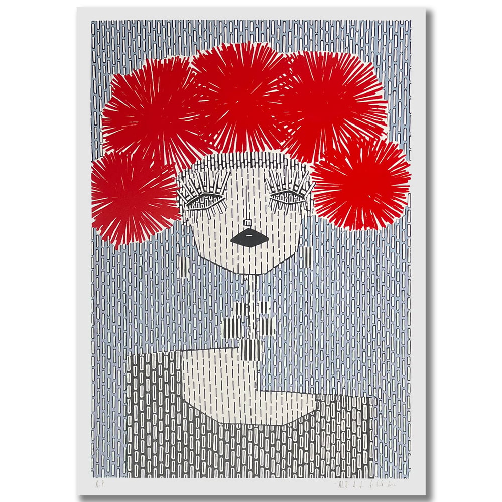 Image of Lady + Flower Crown' by ALO